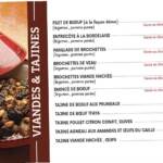 Menu 6ÈME CAFE Marrakech June 2023 220200